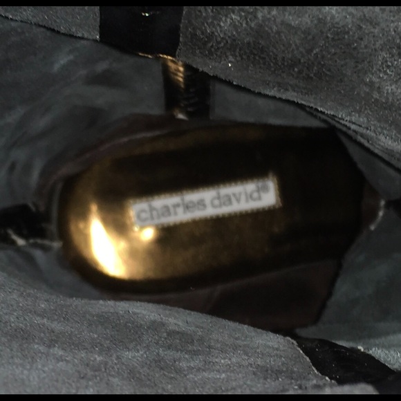 Charles David Metallic Heeled Boots.Nrver Wear.Sam New Condition - Picture 7 of 11